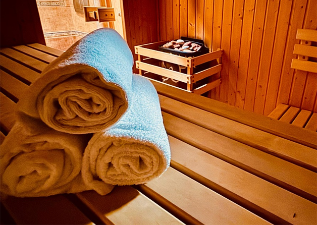 Wellness vybavení vila Praha finská sauna vířivka villa prag